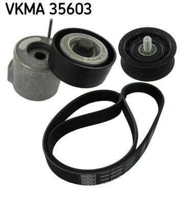 Kit de courroie d'accessoire (Courroie d’alternateur) SKF ref. VKMA 35603